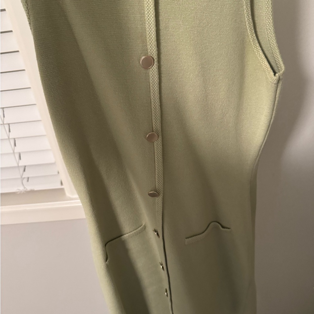 Abercrombie & Fitch Green Sleeveless Dress